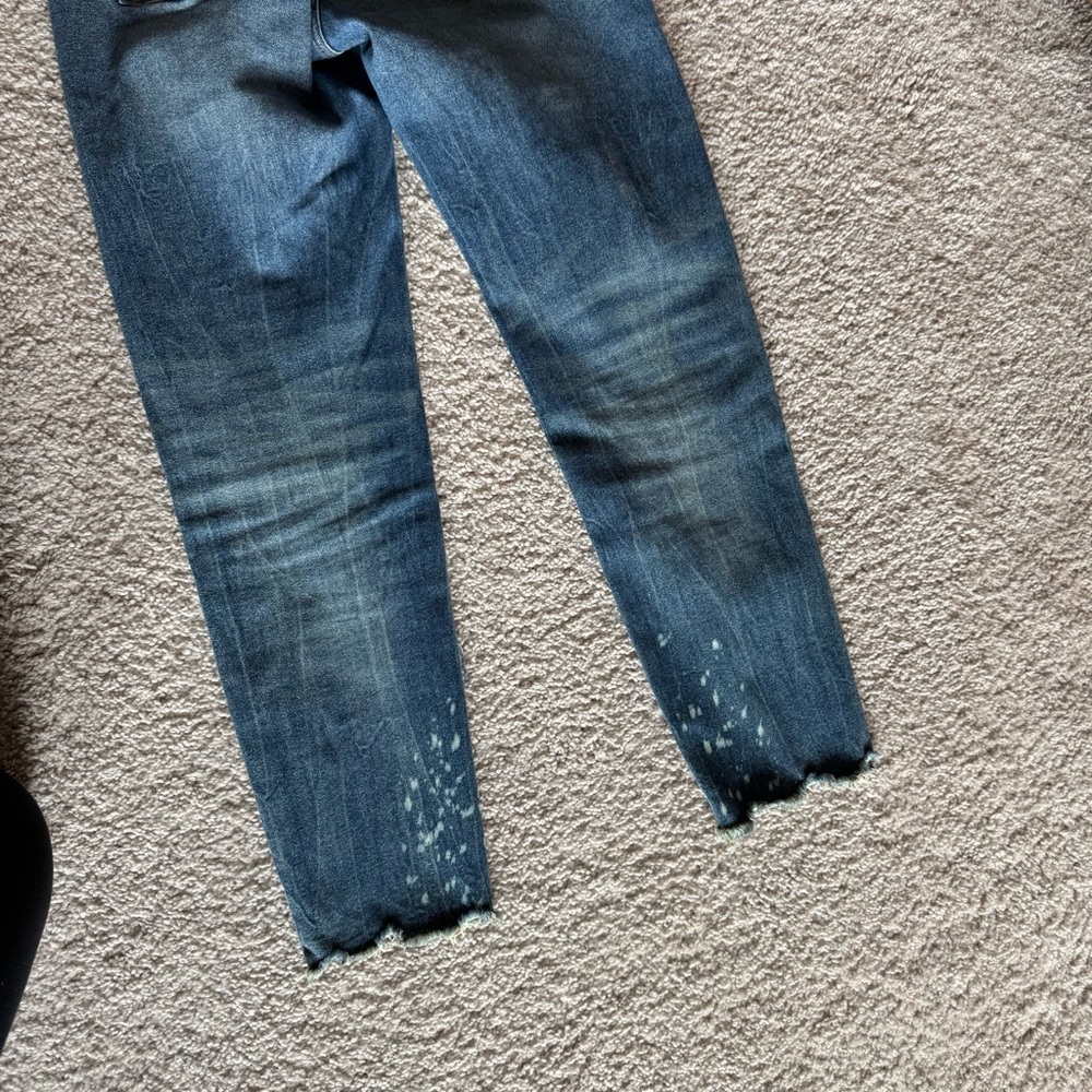 Scotch & Soda Women's The Keeper Slim Fit Patched Distressed Crop Jeans 28/32 - Picture 9 of 14
